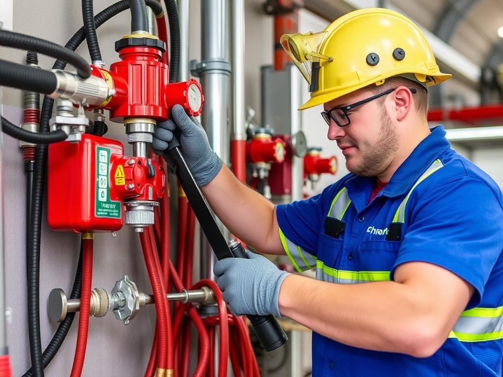 Installation and maintenance of fire equipment фото